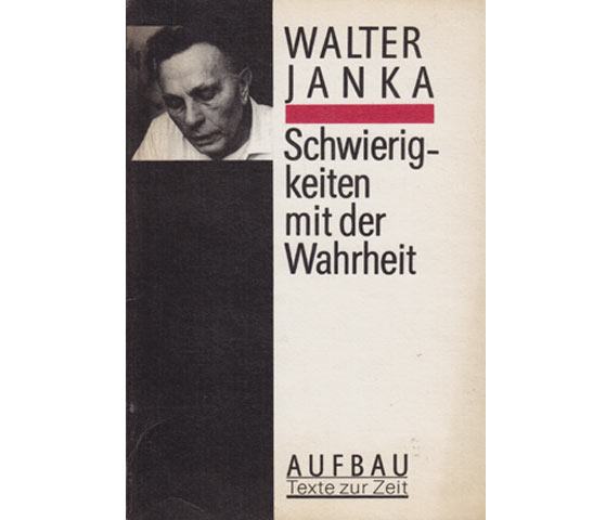 Konvolut "Walter Janka". 4 Titel. 