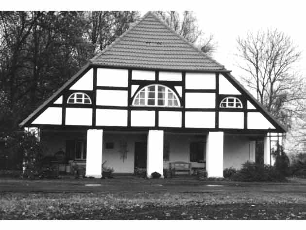 Das Laubenhaus von Kunersdorf im Oderbruch