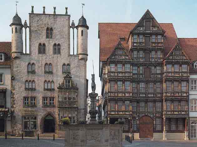 Hildesheim: Tempelhaus und Wedekindhaus