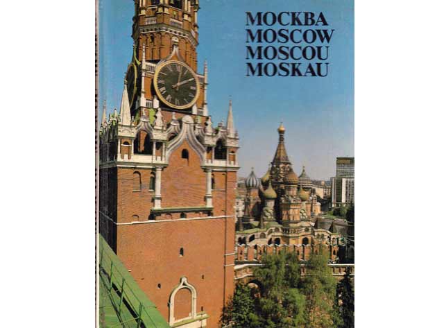 Moskau. Fotoalbum. In russischer, deutscher, englischer und französischer Sprache