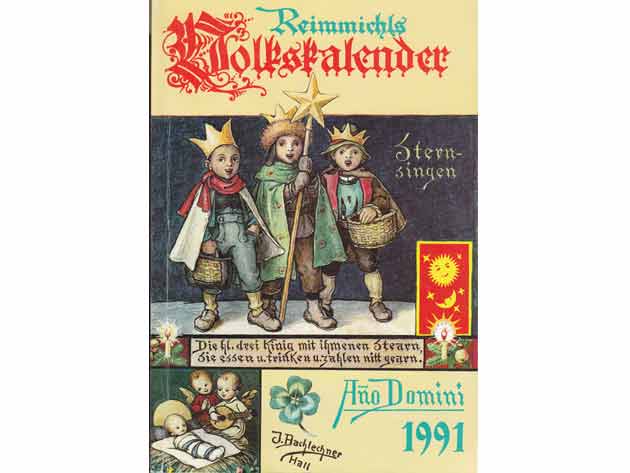 Reimmichls Volkskalender 1991. Bozen. Südtirol