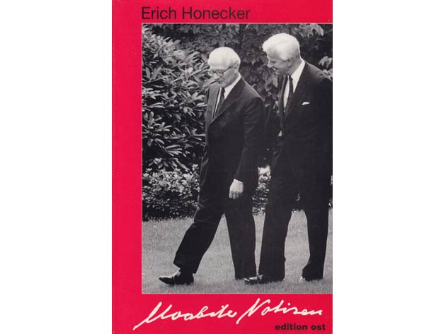 Erich Honecker: Moabiter Notizen. 1994