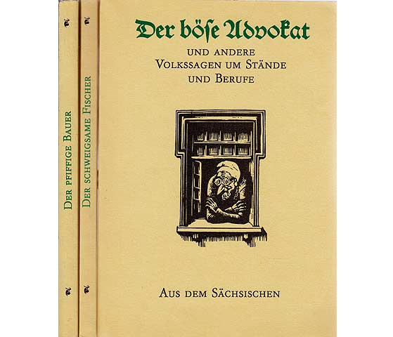 Büchersammlung "Volkssagen um Stände und Berufe". 3 Titel. 