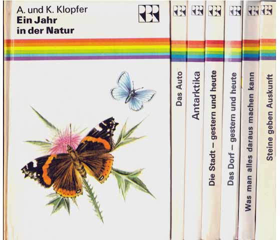 Büchersammlung "Regenbogenreihe". 8 Titel. 