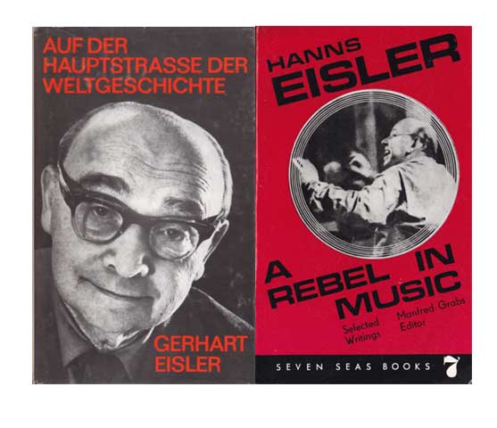 Konvolut „Hanns Eisler/Gerhard Eisler“. 7 Titel. 