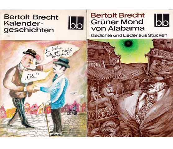 Taschenbücher bb-Reihe "Bertolt Brecht". 3 Titel. 