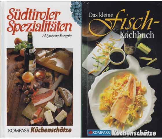 Büchersammlung "Kompass-Küchenschätze". 2 Titel. 