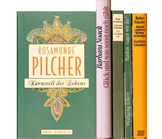 Büchersammlung "Erzählungen über Glück, Liebe und das Leben". 6 Titel. 
