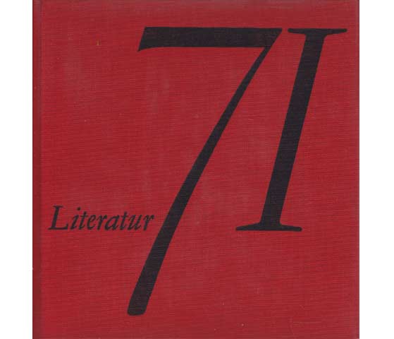 Literatur-Almanach 71. Mitteldeutscher Verlag Halle (Saale) 