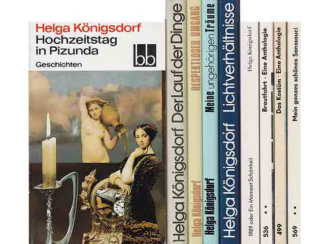 Konvolut "Helga Königsdorf". 11 Titel. 
