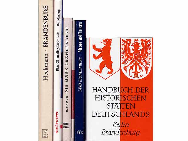 Büchersammlung „Brandenburg“. 6 Titel. 