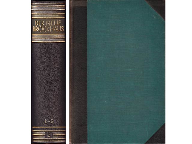 Der Neue Brockhaus. Allbuch in vier Bänden und einem Atlas. Dritter Band L - R