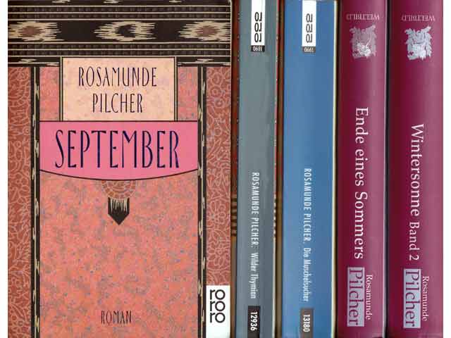 Büchersammlung "Rosamunde Pilcher". 7 Titel.  