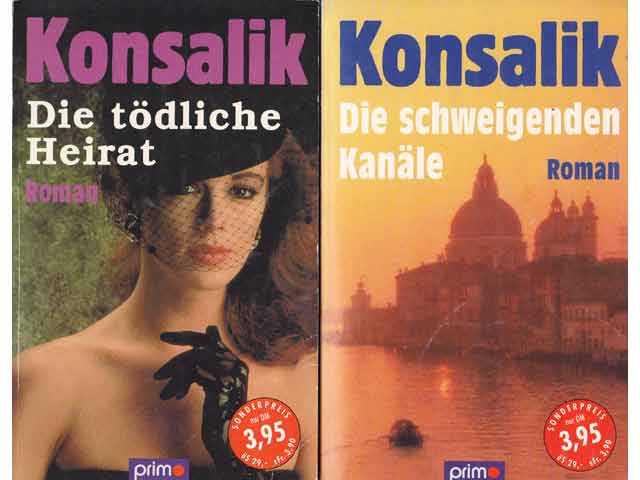 Büchersammlung "Heinz G. Konsalik". 3 Titel. 