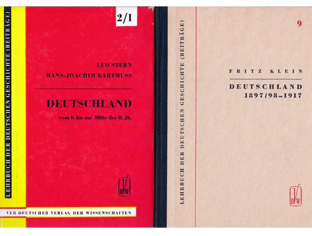 Sammlung "Deutsche Geschichte/Lehrbücher“. 2 Titel. 