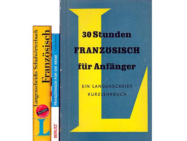 Büchersammlung „Französische Sprache“. 3 Titel. 