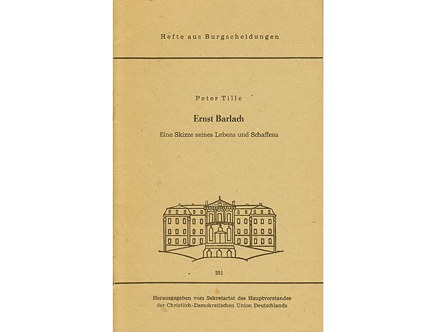 Konvolut "Ernst Barlach". 12 Titel. 