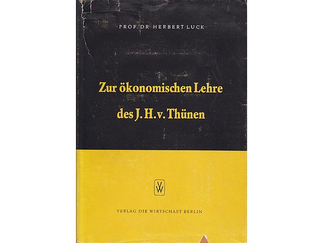 Konvolut „Johann Heinrich von Thünen“. 4 Titel. 