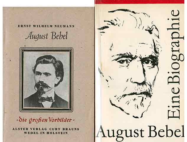 Büchersammlung "Bebel-Biographien". 