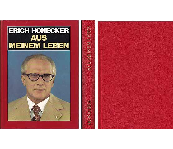 Büchersammlung "Erich Honecker". 4 Titel. 