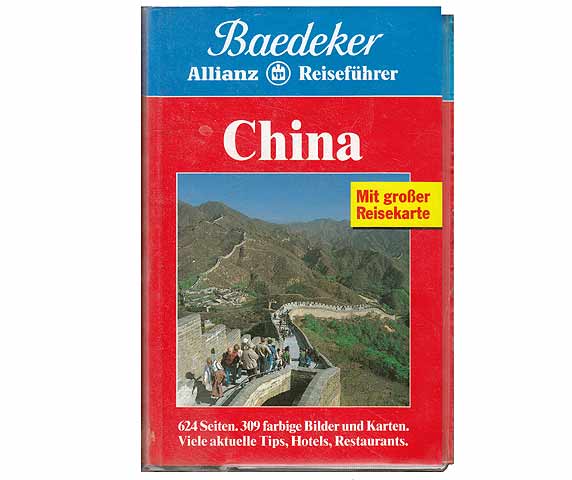 Büchersammlung "Reiseführer China". 4 Titel. 
