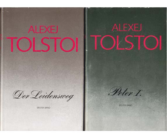 Büchersammlung "Alexej Tolstoi. Gesammelte Werke in Einzelausgaben". 2 Titel. 
