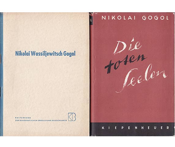 Konvolut "Nikolai Gogol". 8 Titel. 