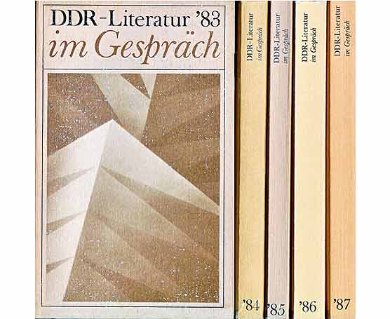 Konvolut "DDR-Literatur im Gespräch". 2 Titel. 