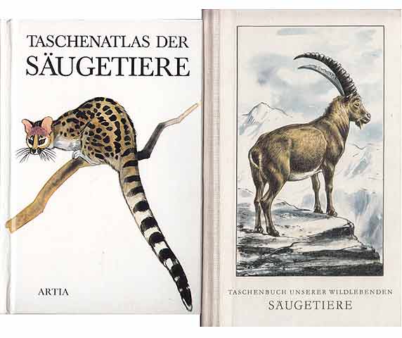 Büchersammlung "Taschenbücher der Säugetiere". 2 Titel. 