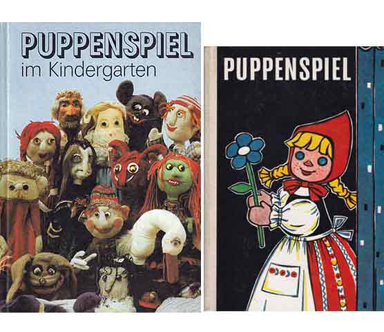 Büchersammlung „Puppenspiele, Kasperle-Theater“. 6 Titel. 