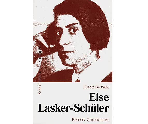 Konvolut "Else Lasker-Schüler, Leon Hirsch". 3 Titel. 
