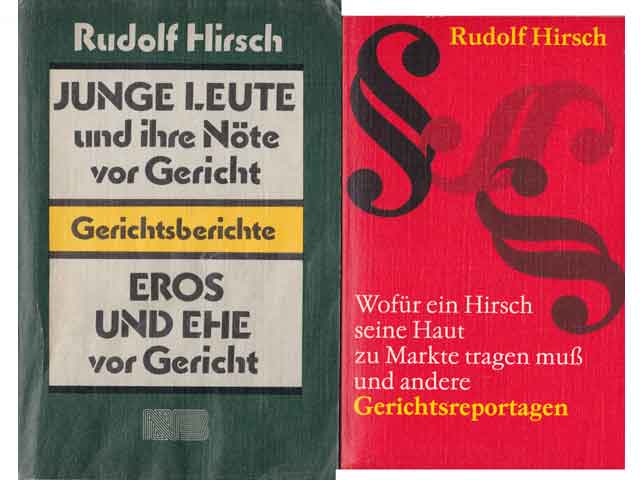 Konvolut "Rudolf Hirsch". 4 Titel. 
