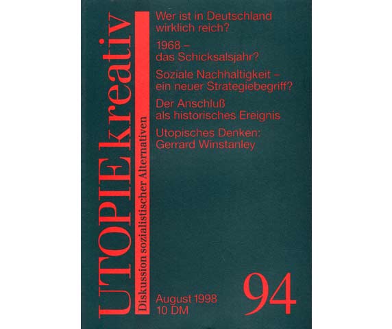Konvolut "1968er Bewegung in der BRD". 6 Titel. 
