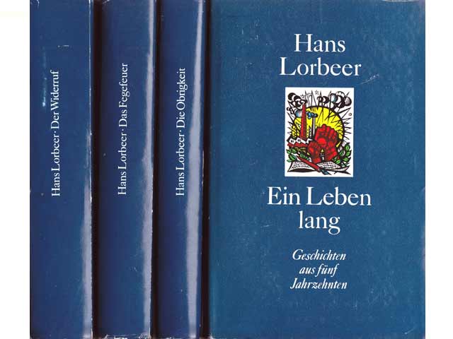 Büchersammlung "Hans Lorbeer". 4 Titel. 