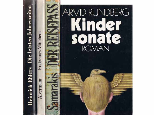 Büchersammlung "Romane/Erzählungen". 4 Titel. 
