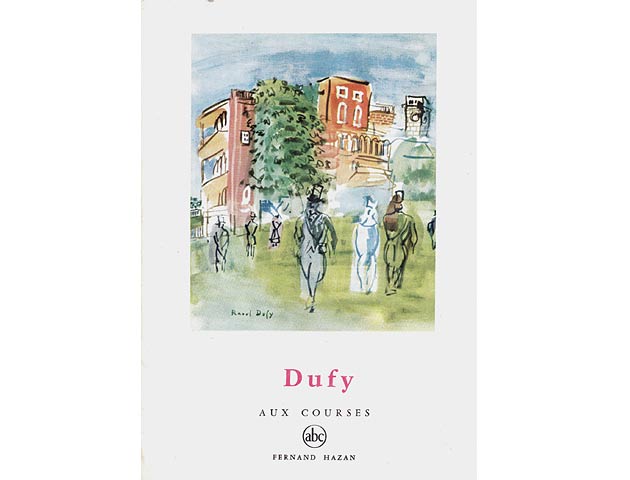 Dufy aux courses par Claude Roger-Marx. Petite encyclopédie de l'art. In französischer Sprache