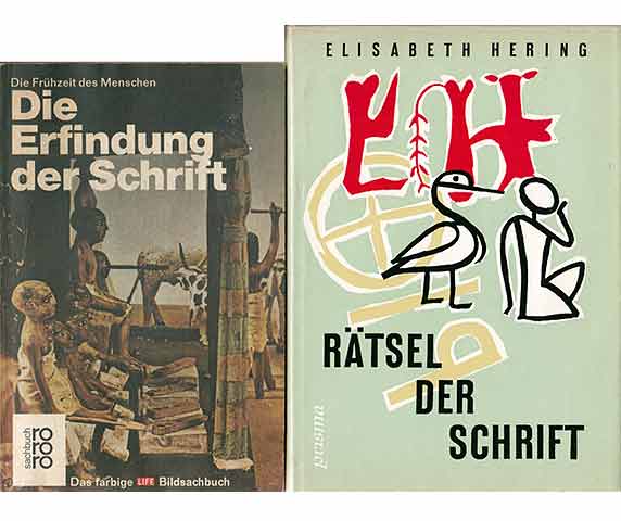 Büchersammlung "Geschichte der Schrift". 4 Titel. 