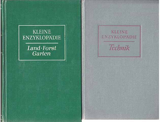 Büchersammlung "Kleine Enzyklopädie". 3 Titel. 