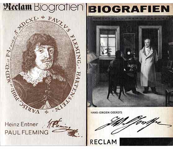 Sammlung "Reclam-Biografien". 12 Titel. 