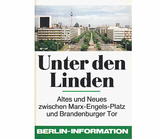 Büchersammlung "Berlin - bekannte Straßen/Stadtviertel". 8 Titel. 
