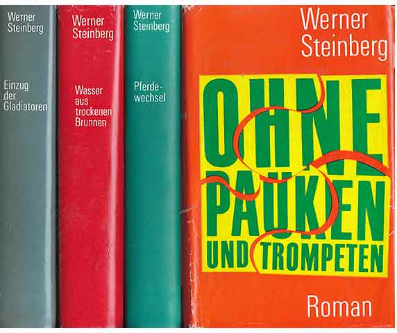 Büchersammlung "Werner Steinberg“". 4 Titel. 