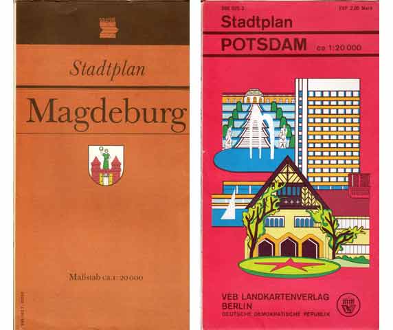 Sammlung „Stadtpläne DDR“. 5 Titel. 
