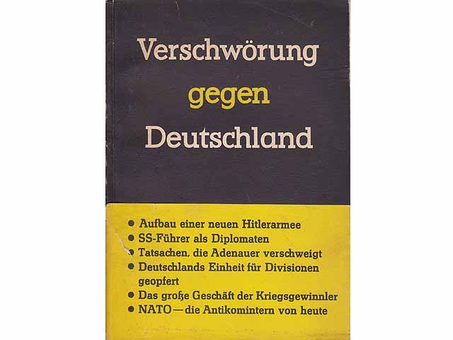 Konvolut "Kampf der DDR um die Einheit Deutschland im Spiegel der zeitgenössischen Literatur 1945 bis 1968". 13 Titel. 