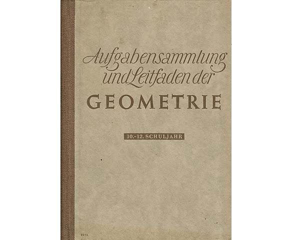 Sammlung "Mathematik - Schulbücher der DDR". 4 Titel. 