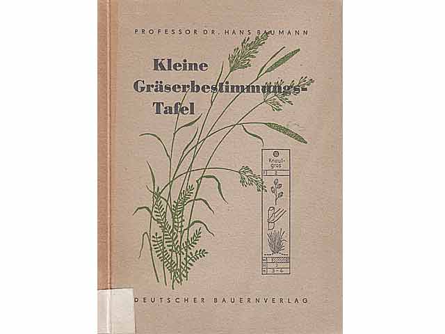 Kleine Gräserbestimmungs-Tafel. Zeichnungen von K. Josephski