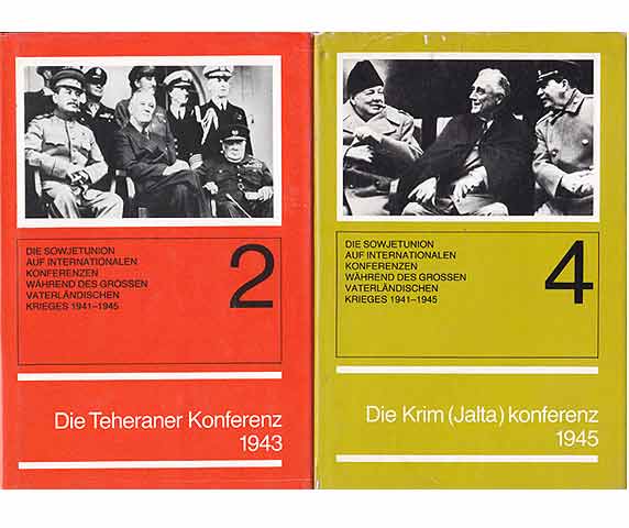 Die Sowjetunion auf internationalen Konferenzen während des Großen Vaterländischen Krieges 1941 bis 1945. 2 Titel. 
