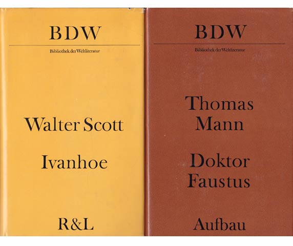 Büchersammlung „BDW u. a. Romane“. 4 Titel. 