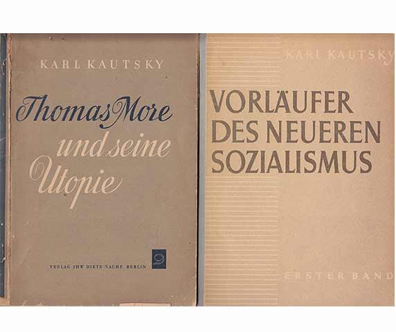 Konvolut "Geschichte des Sozialismus/Sozialutopie“. 4 Titel. 