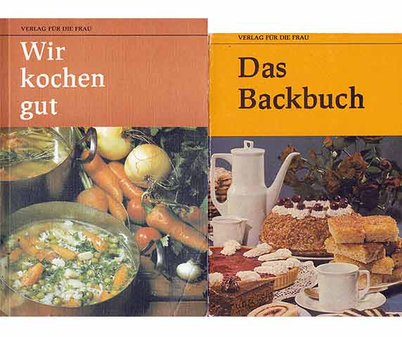 Konvolut "Koch- und Backbücher". 5 Titel. 