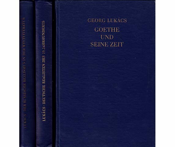 Büchersammlung „Georg Lukács“. 3 Titel. 